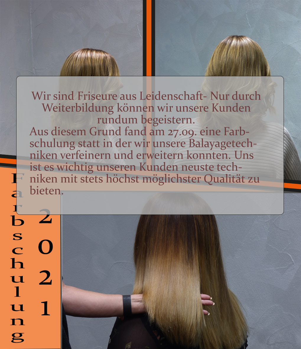 Friseur Trier Doris Fuchs Art of Hair Farbschulung 2021